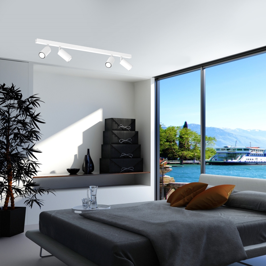 Foco HUDSON 4xGU10/8W/230V branco