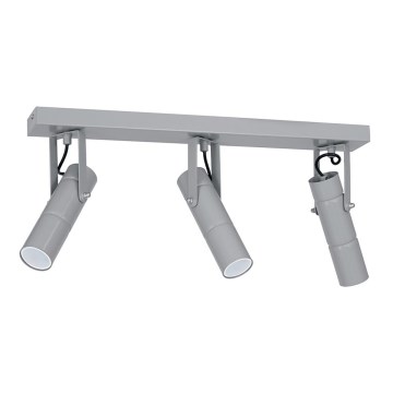 Foco IMPLODE 3xGU10/8W/230V cinzento