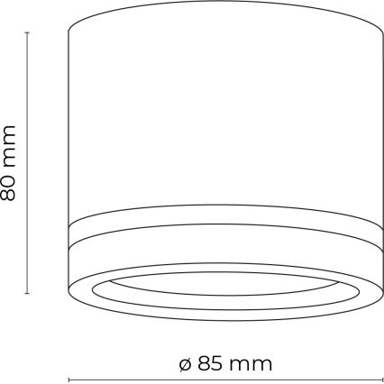 Foco JET 1xGX53/11W/230V branco