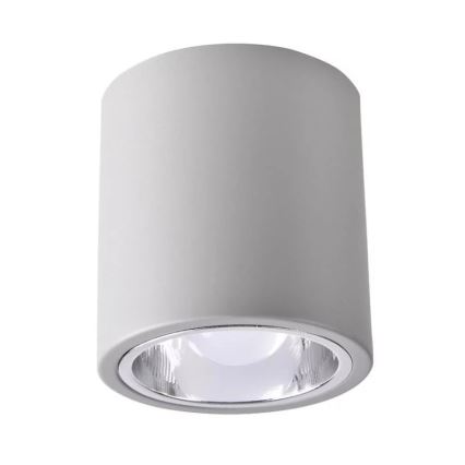 Foco JUPITER 1xE27/20W/230V diâmetro 13 cm cinzento