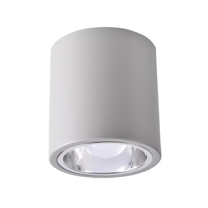 Foco JUPITER 1xE27/20W/230V diâmetro 13 cm cinzento