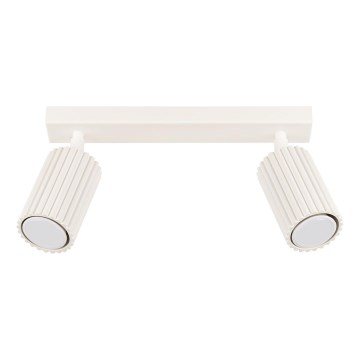 Foco KARBON 2xGU10/10W/230V creme