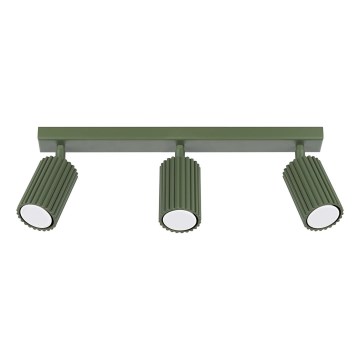 Foco KARBON 3xGU10/10W/230V verde