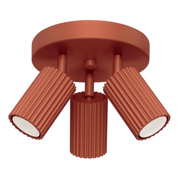 Foco KARBON 3xGU10/10W/230V vermelho