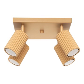 Foco KARBON 4xGU10/10W/230V dourado