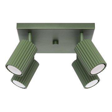 Foco KARBON 4xGU10/10W/230V verde