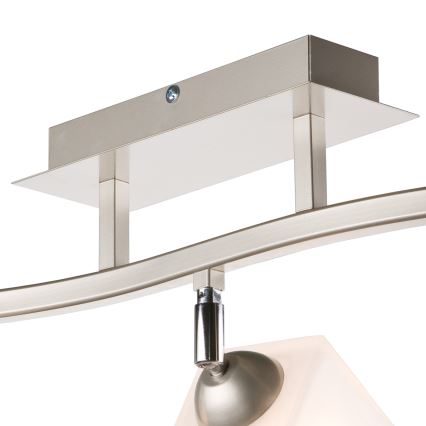 Foco KLARA 3xE14/60W/230V cromado mate