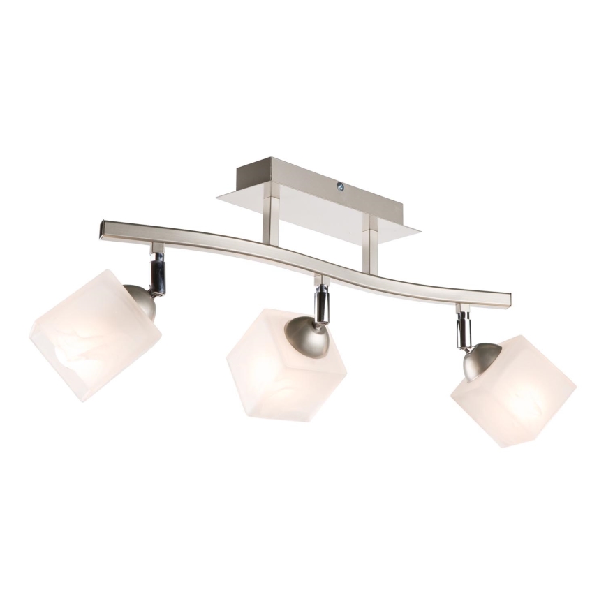 Foco KLARA 3xE14/60W/230V cromado mate