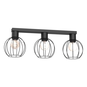 Foco LAPS 3xE27/15W/230V preto