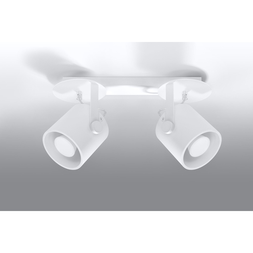 Foco LAROSA 2 2xGU10/40W/230V branco