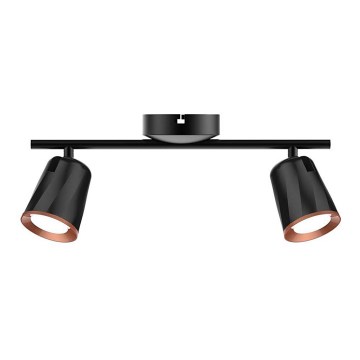 Foco LED 2xLED/5W/230V 4000K preto