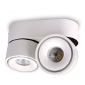 Foco LED com regulação LAHTI MINI 2xLED/9W/230V 3000K CRI 90 branco