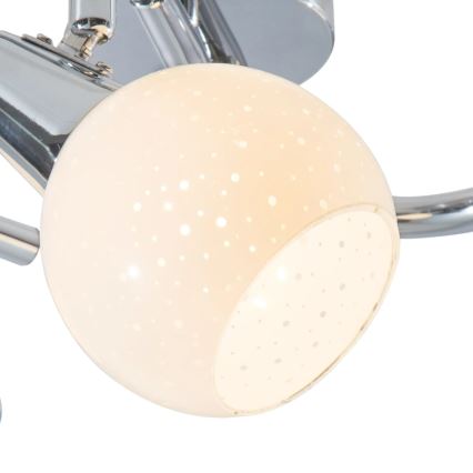 Foco LED DOXY 3xE14/4W/230V cromado brilhante