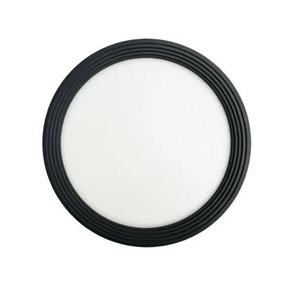 Foco LED LED/12W/230V 4000K diâmetro 10 cm preto