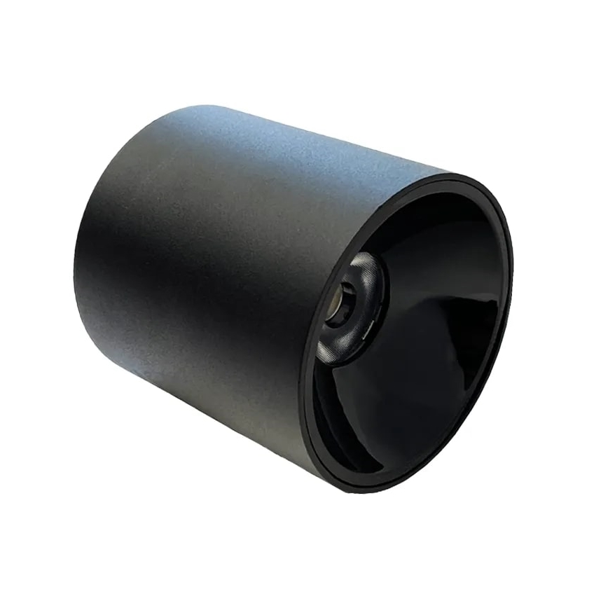 Foco LED LED/16W/230V 4000K diâmetro 10 cm preto