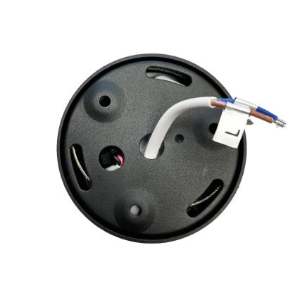 Foco LED LED/16W/230V 4000K diâmetro 10 cm preto