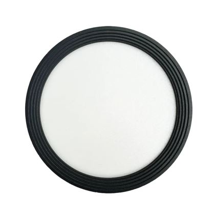 Foco LED LED/17W/230V 4000K diâmetro 15 cm preto