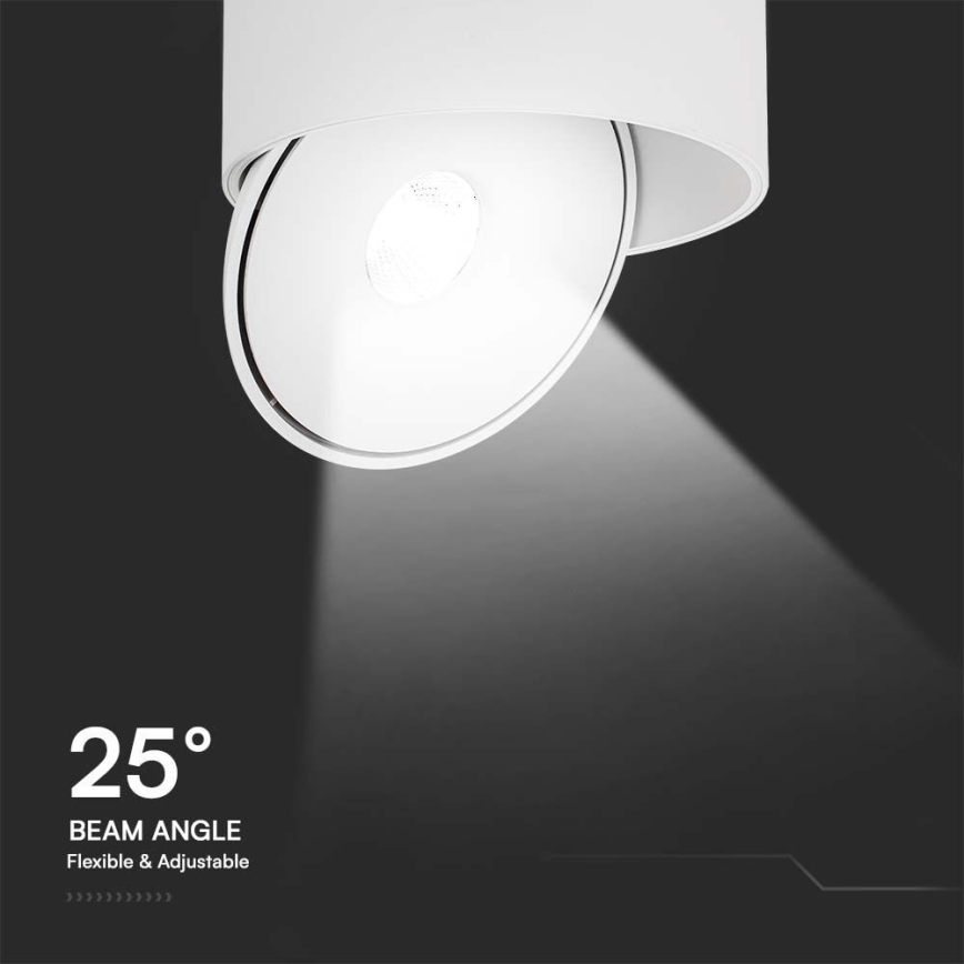 LED Flexível foco LED/20W/230V 3000/4000/6400K CRI 90 branco