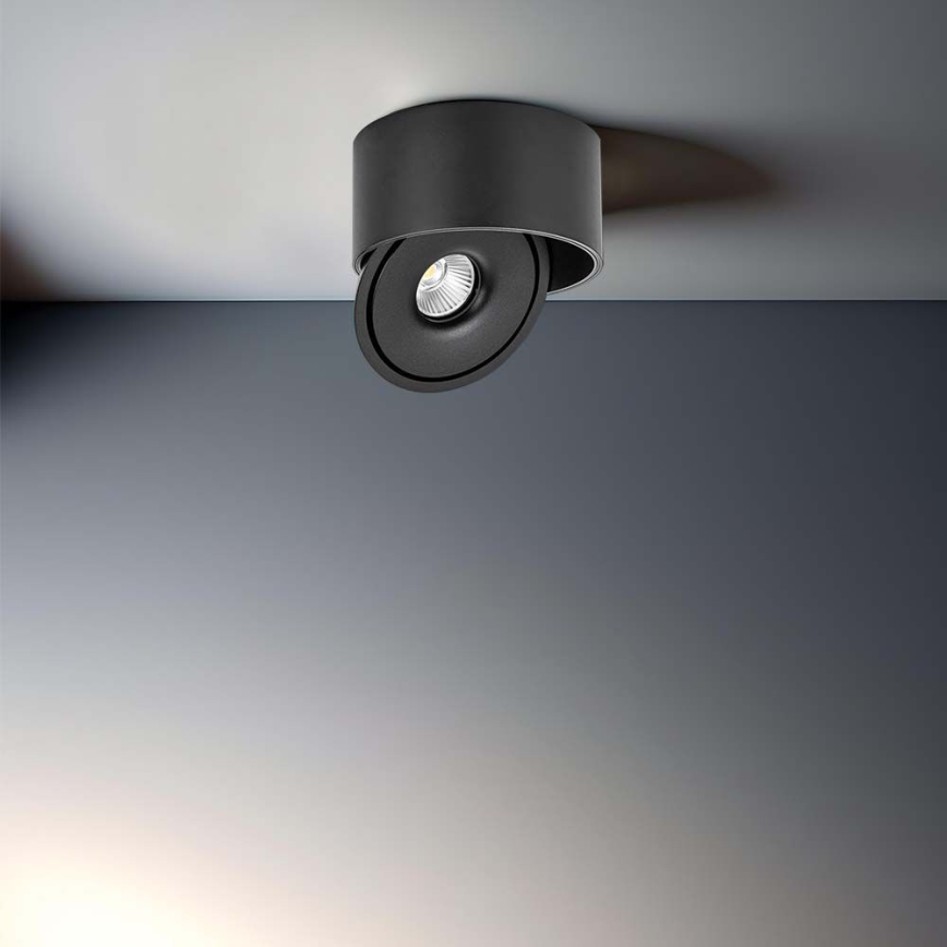 LED Flexível foco LED/20W/230V 3000/4000/6400K CRI 90 preto