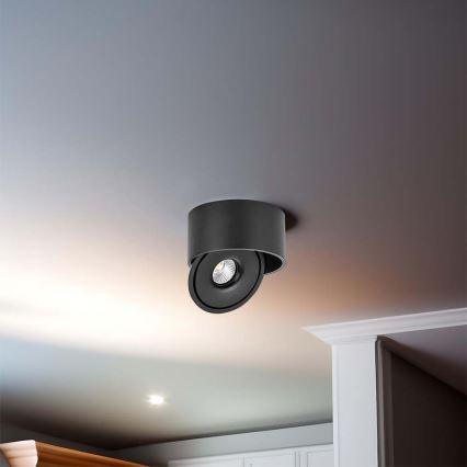 LED Flexível foco LED/28W/230V 3000/4000/6400K CRI 90 preto