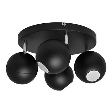 Foco LED MIDWAY 4xGU10/6,5W/230V preto