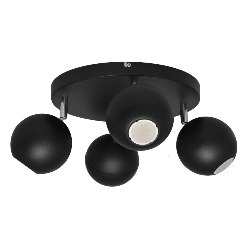 Foco LED MIDWAY 4xGU10/6,5W/230V preto