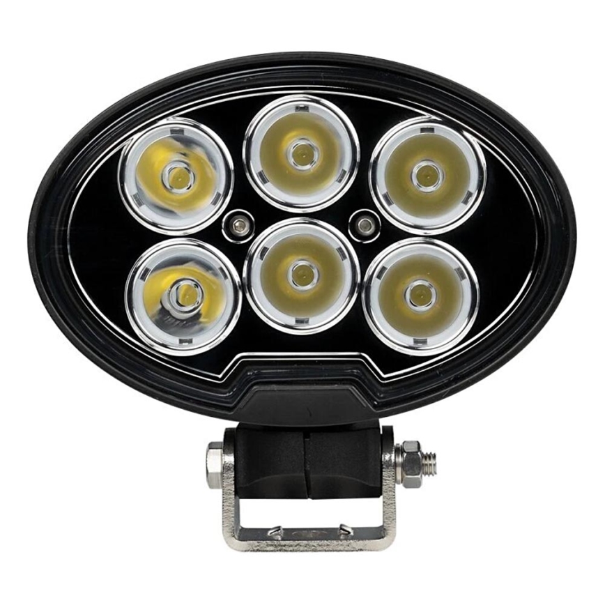 Foco LED para carro BLACK LED/60W/10-30V IP69 5700K oval