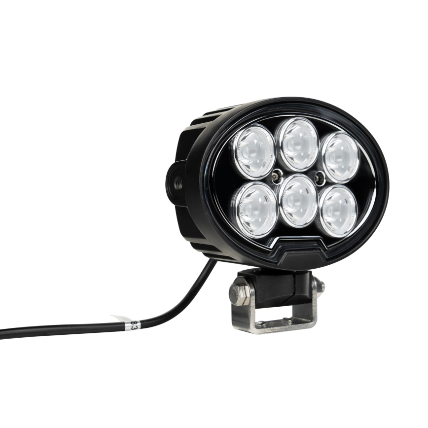 Foco LED para carro BLACK LED/60W/10-30V IP69 5700K oval