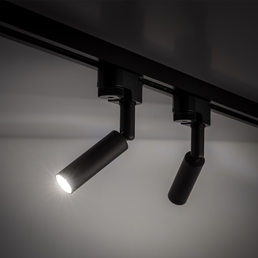 Foco LED para sistema de carris monofásico LAGOS 1xG9/3W/230V preto