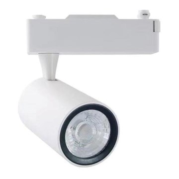 Foco LED para sistema de carril TRACK LIGHT LED/12W/230V 3000K branco