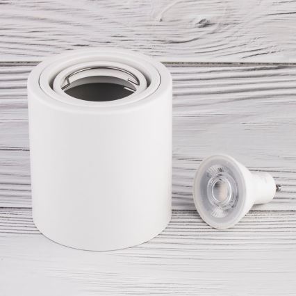 Foco LED TUBA 1xGU10/5W/230V 2700K branco