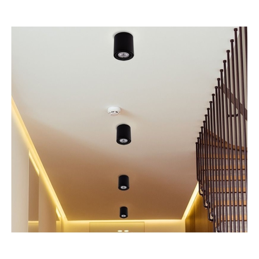 Foco LED TUBA 1xGU10/5W/230V 2700K preto