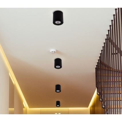 Foco LED TUBA 1xGU10/5W/230V 4000K preto