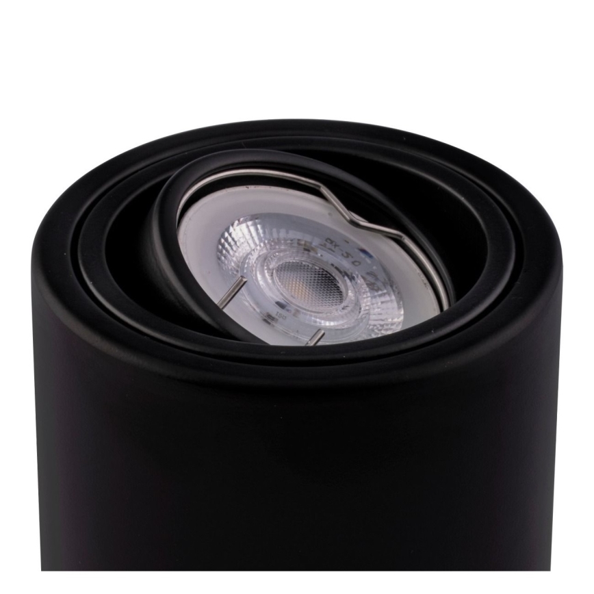 Foco LED TUBA 1xGU10/5W/230V 4000K preto