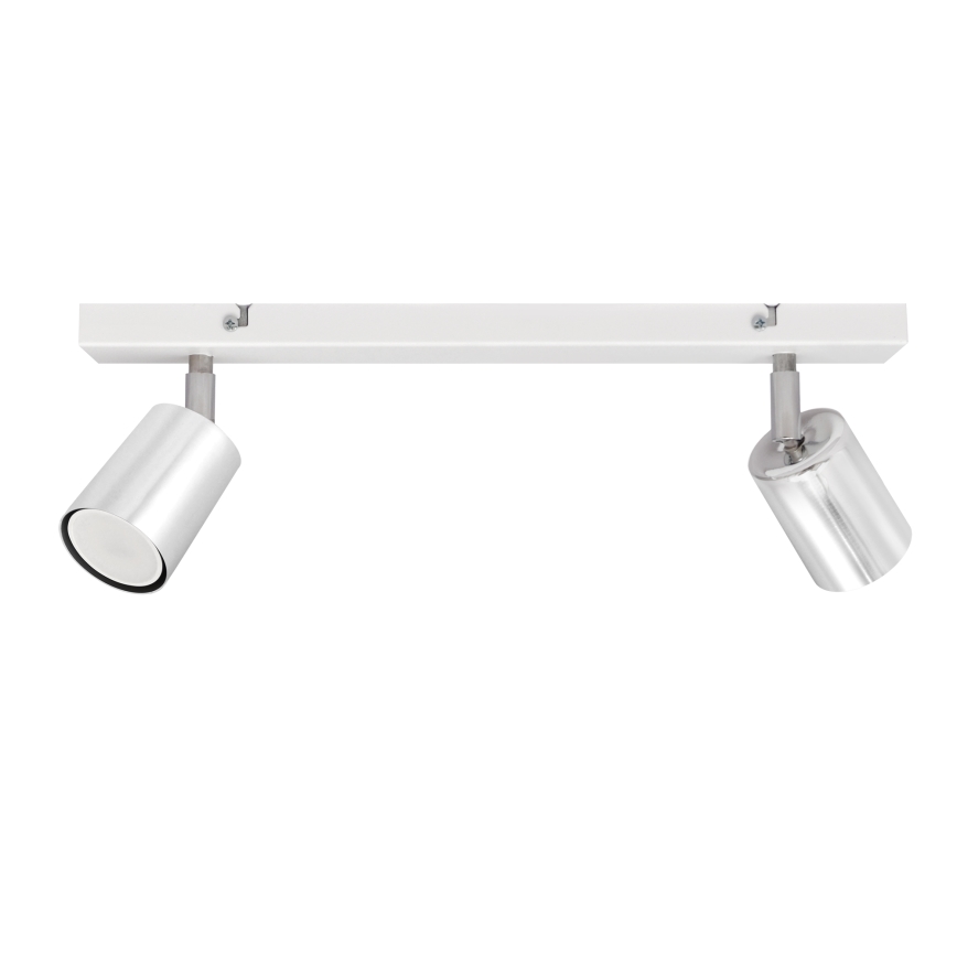 Foco LED TUNE 2xGU10/4,8W/230V cromado mate/branco