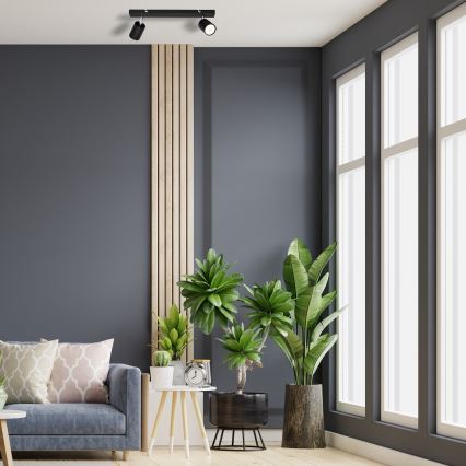 Foco LED TUNE 2xGU10/4,8W/230V preto