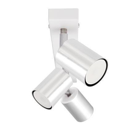 Foco LED TUNE 3xGU10/4,8W/230V cromado mate/branco