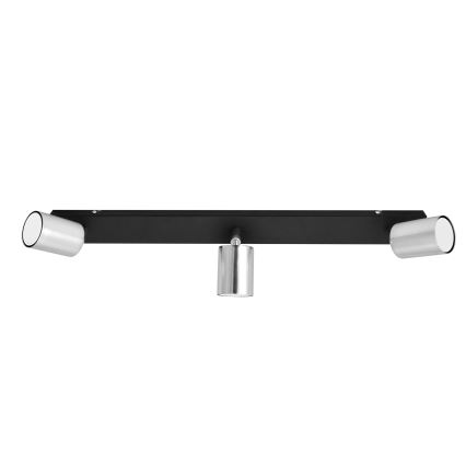 Foco LED TUNE 3xGU10/4,8W/230V cromado mate/preto