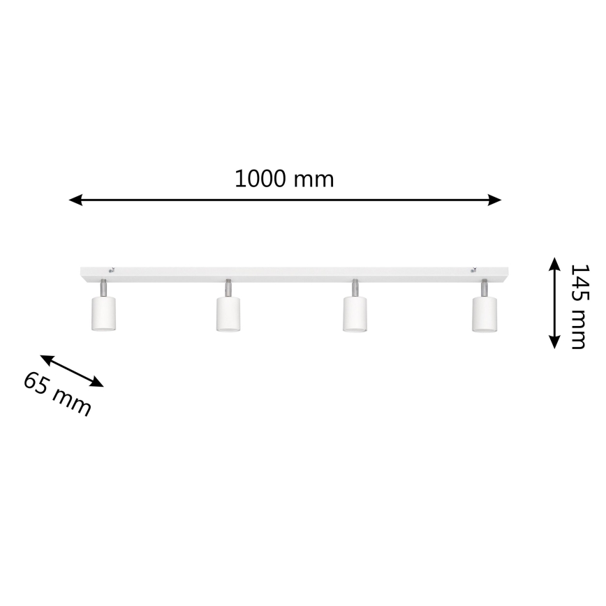 Foco LED TUNE 4xGU10/4,8W/230V branco