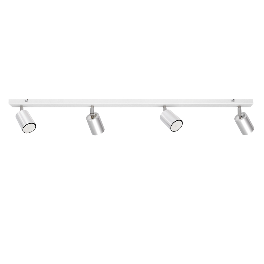 Foco LED TUNE 4xGU10/4,8W/230V cromado mate/branco