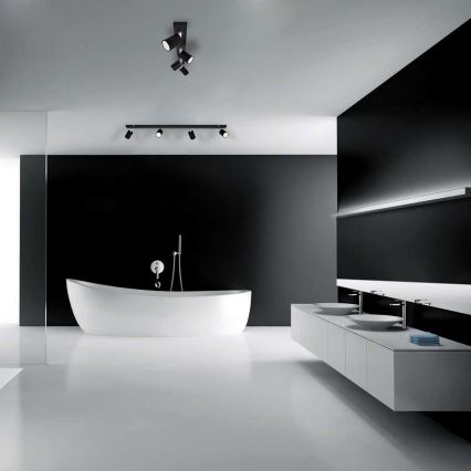 Foco LED TUNE 4xGU10/4,8W/230V preto