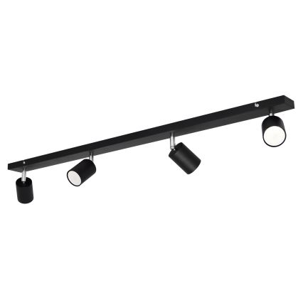 Foco LED TUNE 4xGU10/4,8W/230V preto