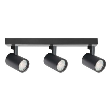 Foco LYNX 3xGU10/10W/230V preto