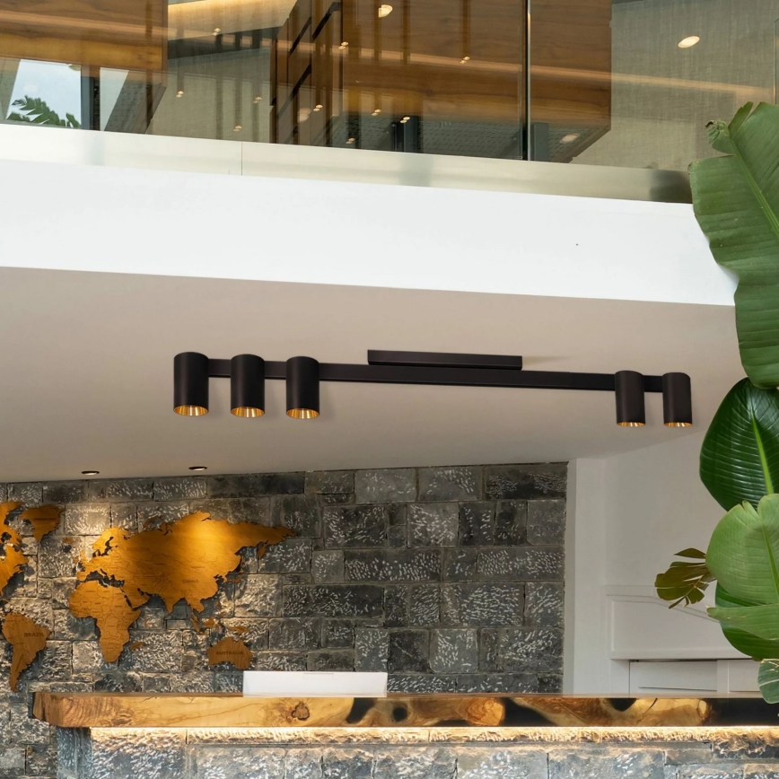 Foco MARIBEL 5xGU10/10W/230V preto