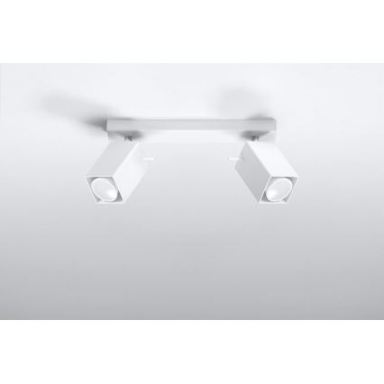 Foco MERIDA 2 2xGU10/40W/230V branco