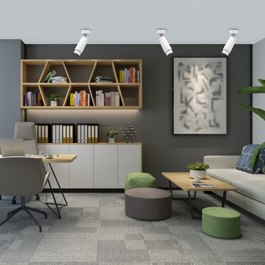 Foco MICA 1xGU10/25W/230V branco