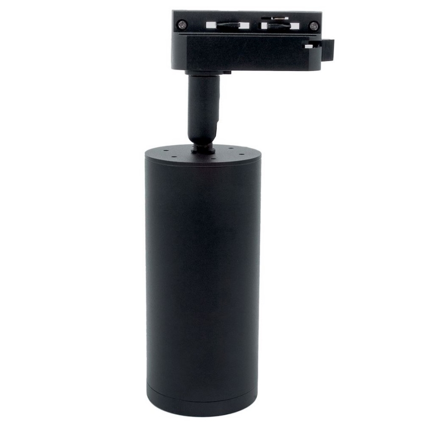 Foco MICA para sistema de carril 1xGU10/25W/230V monofásico preto