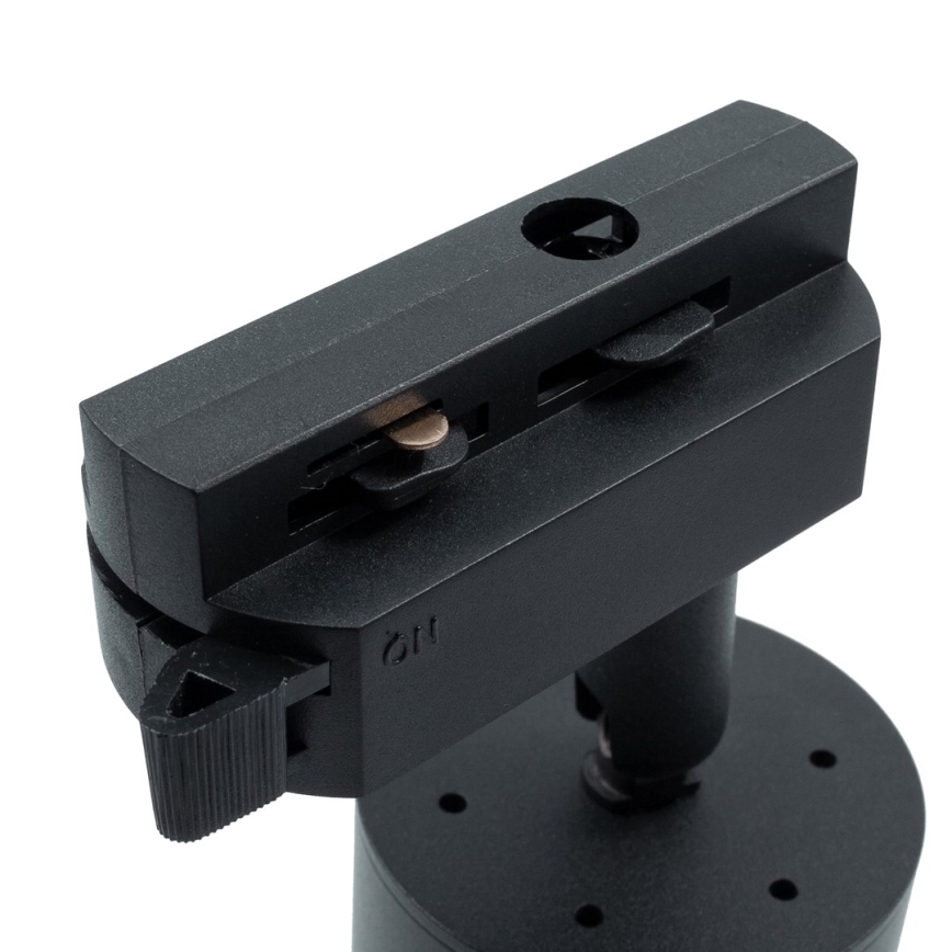 Foco MICA para sistema de carril 1xGU10/25W/230V monofásico preto