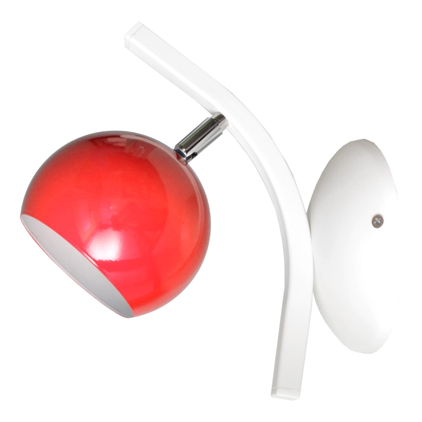 Foco MORRIS 1xE27/15W/230V vermelho