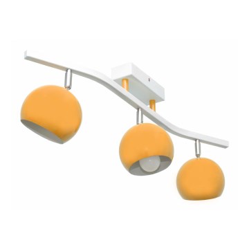 Foco MORRIS 3xE27/15W/230V laranja